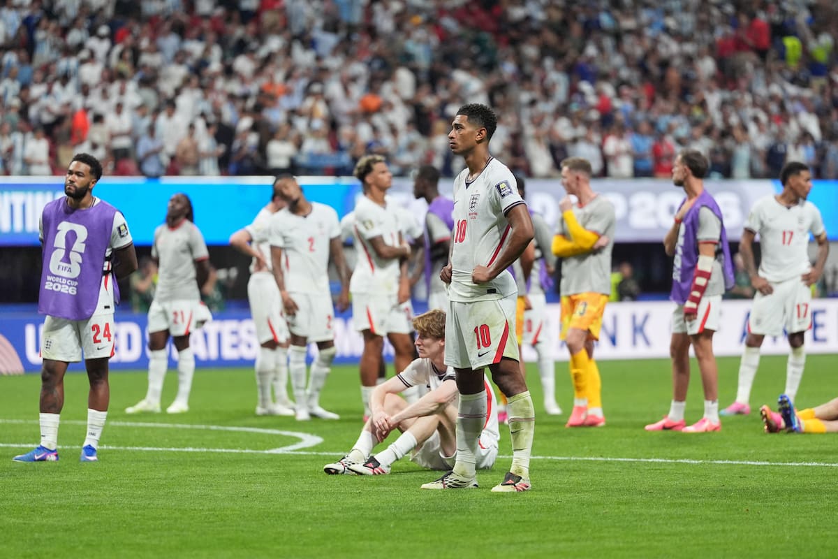Inglaterra terminó decepcionando en las semifinales del Mundial contra Argentina. //Foto, AP: Stephanie Scarbrough