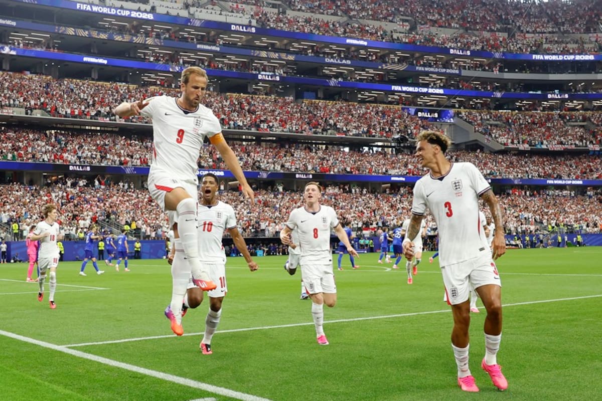 El inglés Harry Kane lideró a Inglaterra en su goleada sobre Croacia en el Mundial. //Foto, EFE: Mariscal