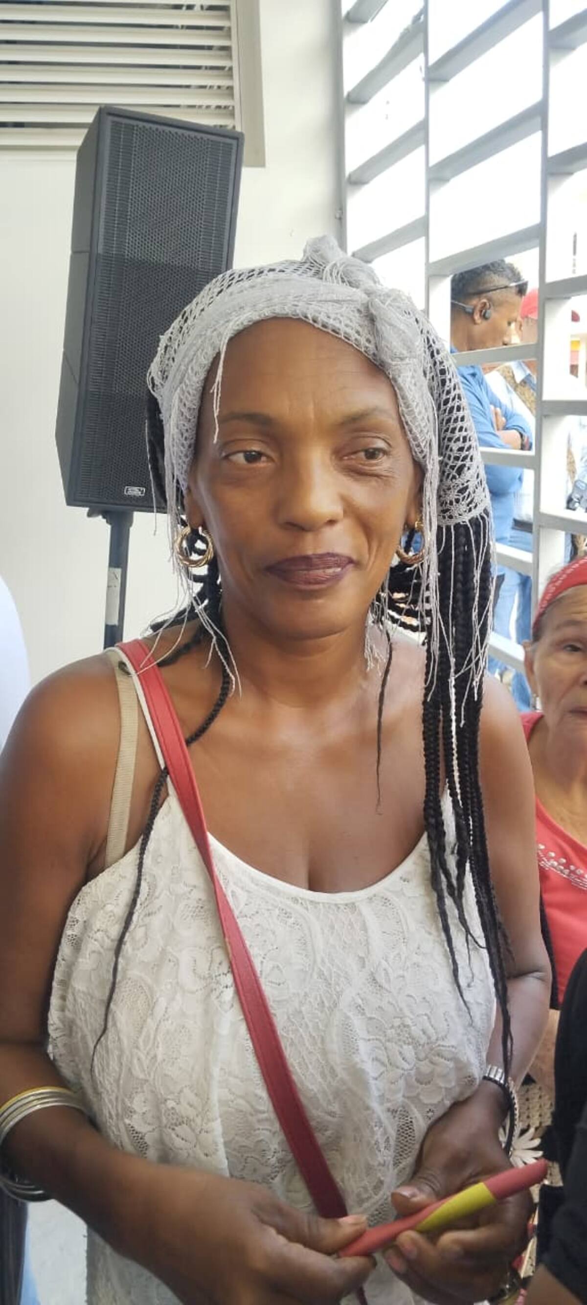 Ingrid Padilla, residente del barrio Nelson Mandela. // Foto: Óscar Díaz Acosta