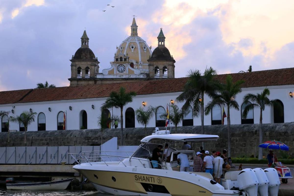Fotografía de la cúpula de la iglesia San Pedro Claver, en Cartagena de Indias./Foto: EFE/Ricardo Maldonado Rozo