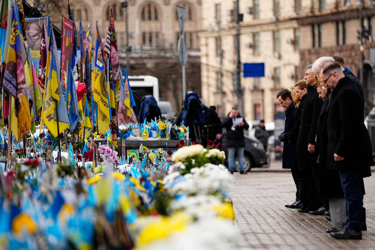 Zelenski alerta sobre un posible “gran ataque” aéreo de Rusia.// Foto: EFE/EPA/MADS CLAUS RASMUSSEN DENMARK OUT