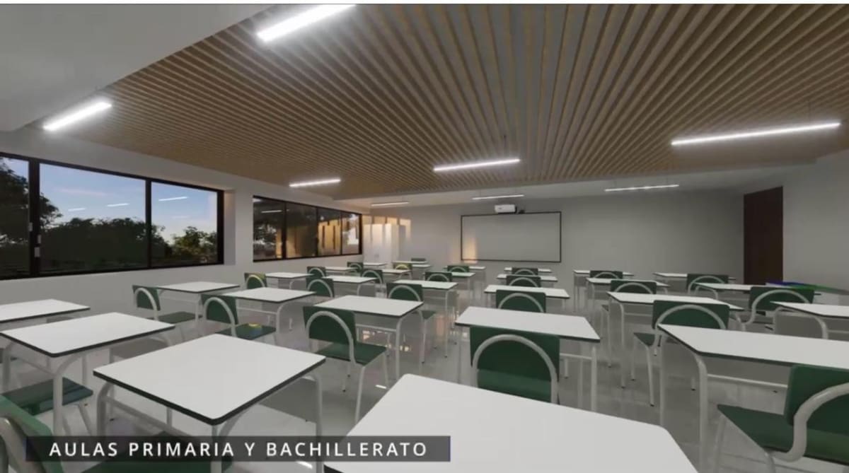Así será la Institución Educativa de Bayunca. // Cortesía