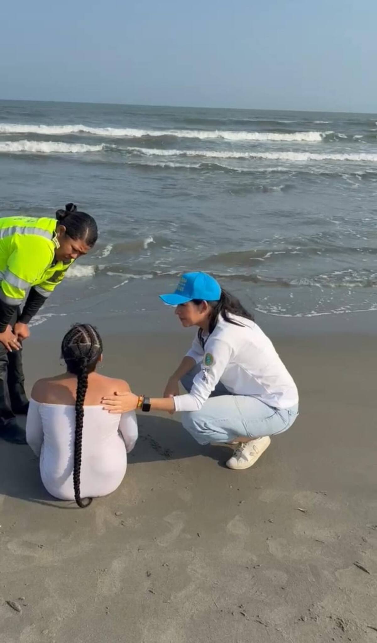 La joven venezolana intentó acabar con su vida tras sufrir el abuso sexual en las playas de Cartagena. //Cortesía Policía de Bolívar
