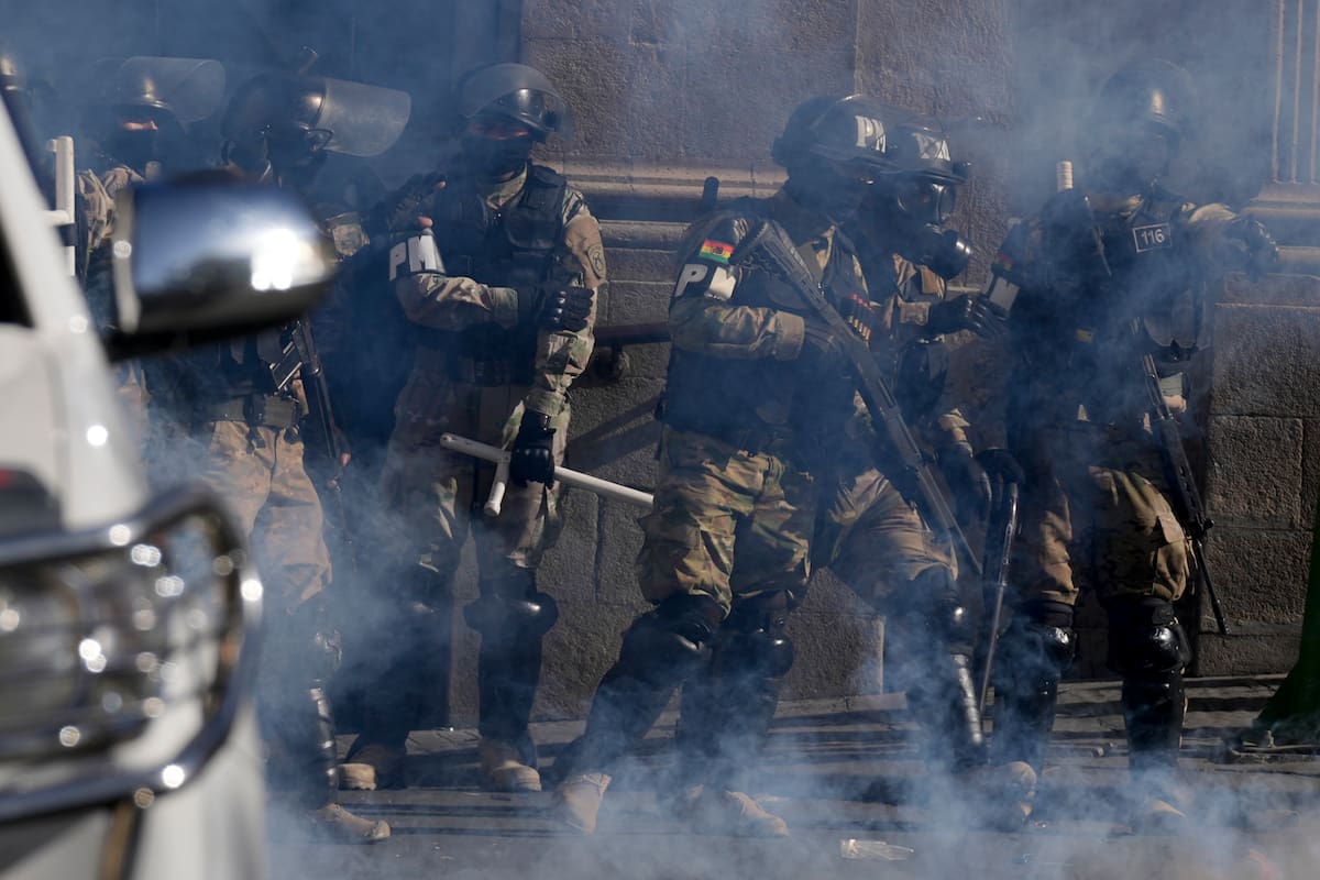 Video: así fue el ingreso de militares a sede del gobierno boliviano