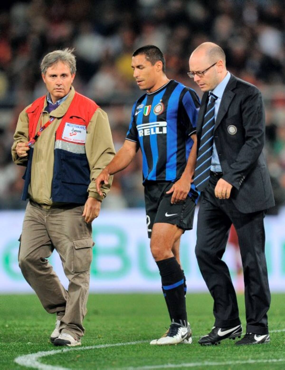 el jugador podría perderse los dos últimos encuentros de la Serie A