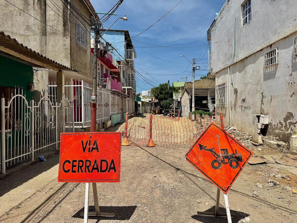 La adecuación de este tramo busca ampliar las opciones de circulación para los residentes de Villa Estrella y los conductores que se movilizan por el sector. // Foto: cortesía - Alcaldía de Cartagena