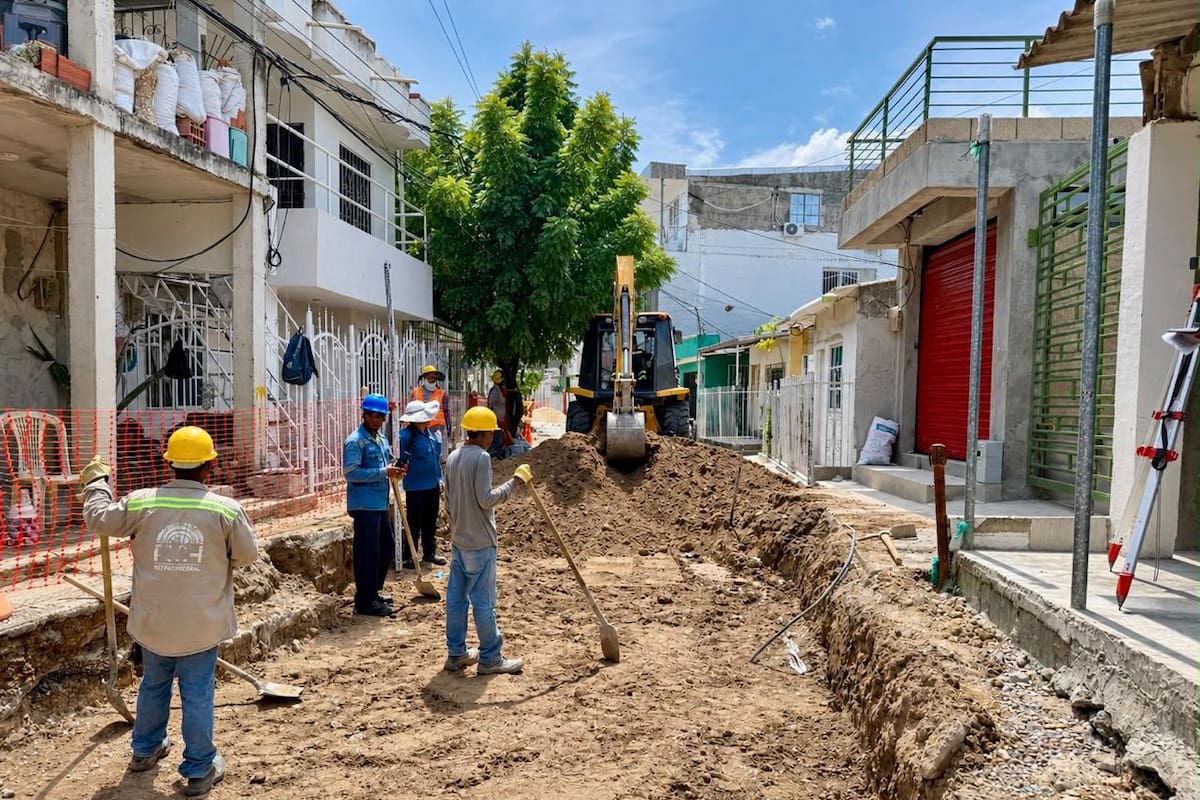 Intercambiador de La Carolina: arrancó la construcción de la cuarta vía complementaria