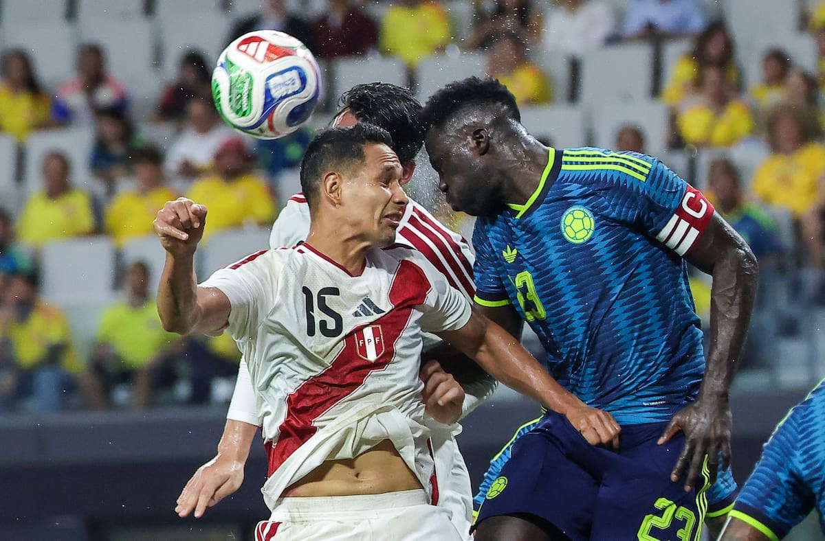 Colombia mostró una buena imagen contra Perú en su último amistoso. //Foto, EFE: CRISTOBAL HERRERA-ULASHKEVICH