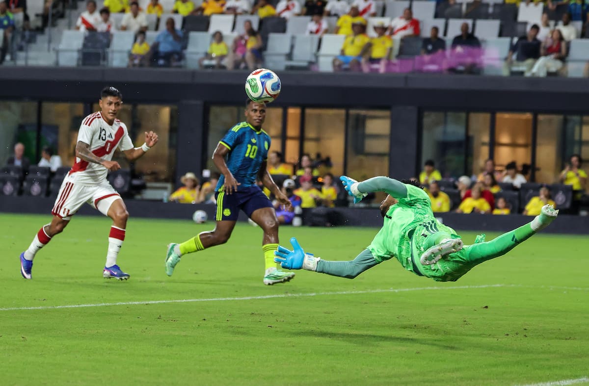 Jhon Arias fue dueño del juego de Colombia en los amistosos. //Foto, EFE: CRISTOBAL HERRERA-ULASHKEVICH