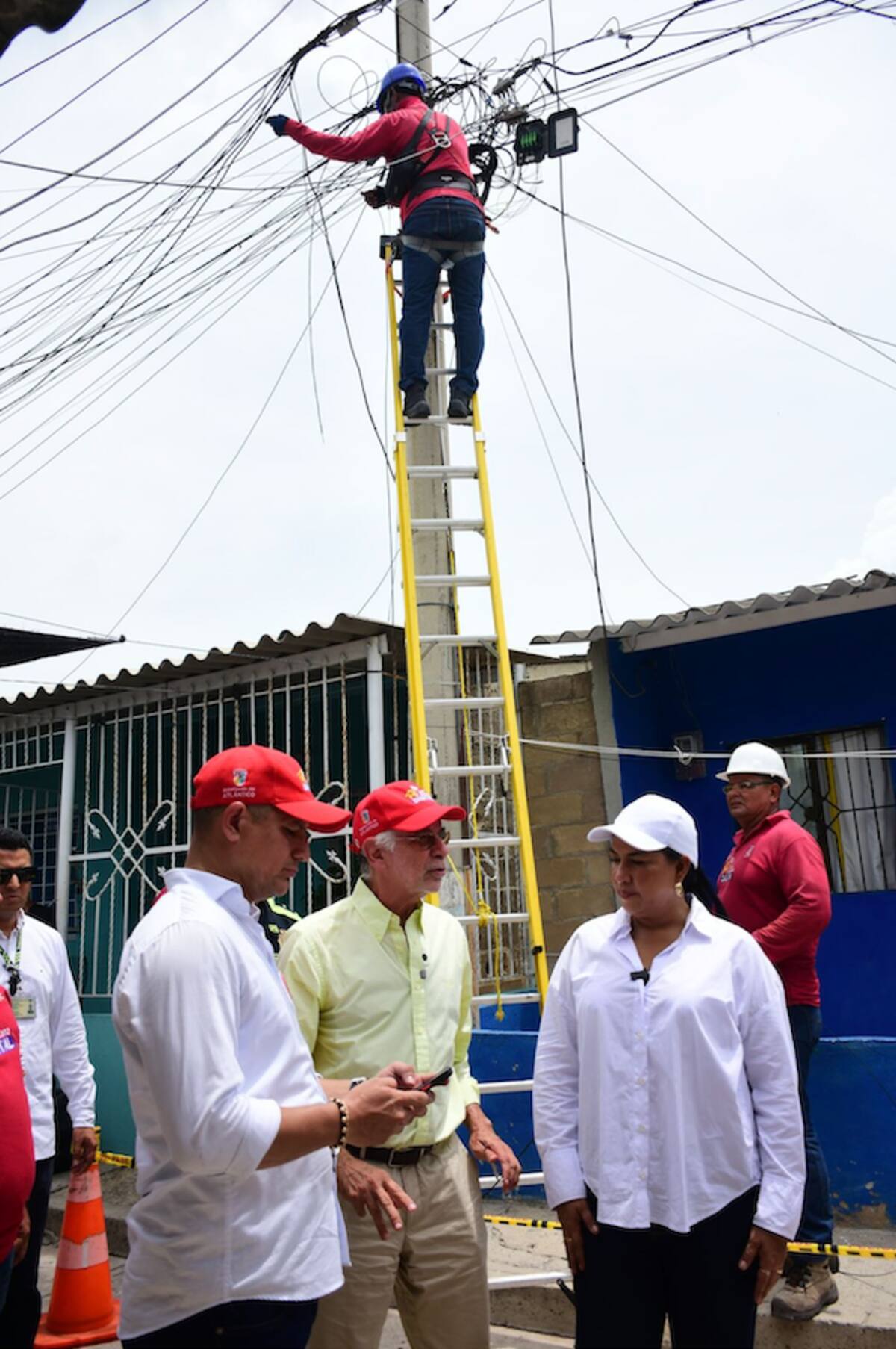 La Gobernación del Atlántico y el Ministerio TIC instalaron internet gratis a más de 10.000 casas del Departamento.//Cortesía.