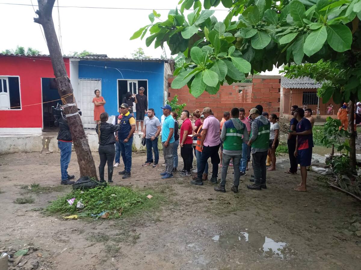 El Comité de Riesgo de Soledad evalúa con otros entes la situación de los damnificados por las lluvias.