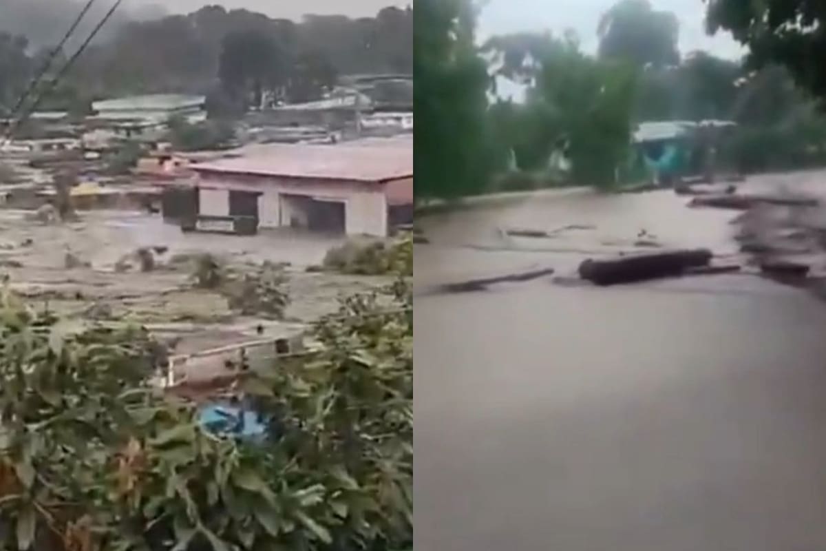 Venezuela enfrenta nueva emergencia: lluvias provocan inundaciones y colapso de un puente