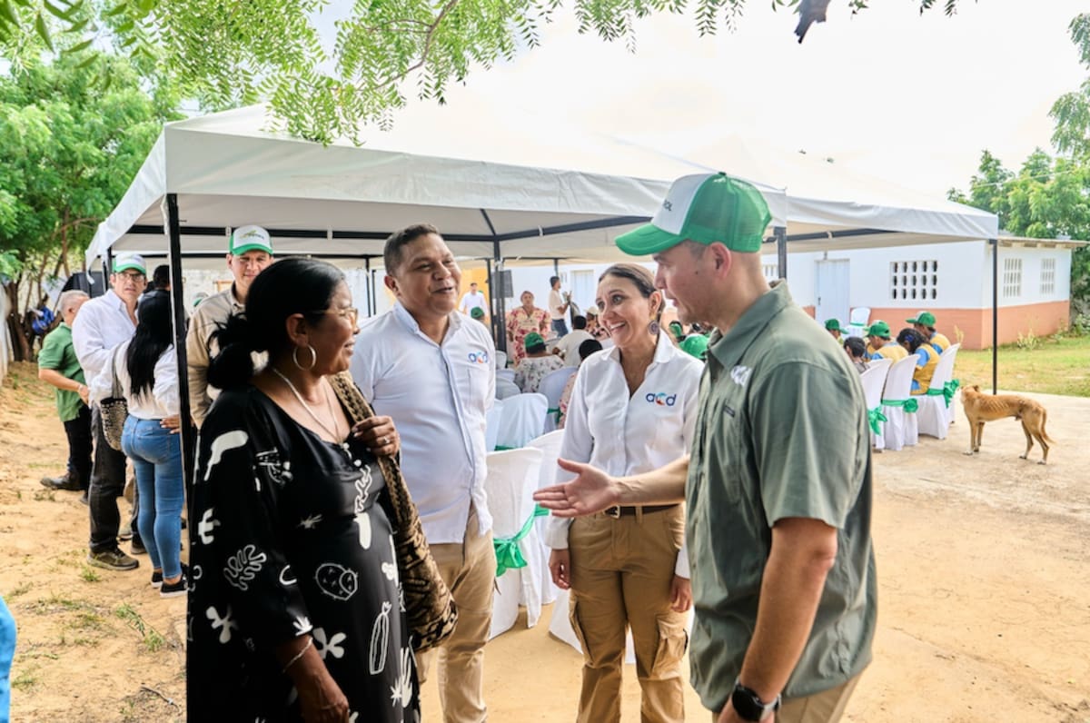 Hasta ahora 34 comunidades de Riohacha, Maicao, Manaure y Uribia avanzan en soluciones frente a brechas históricas en La Guajira y que ACDesarrollo ayuda con proyectos que las están beneficiando.//Cortesía ACD.