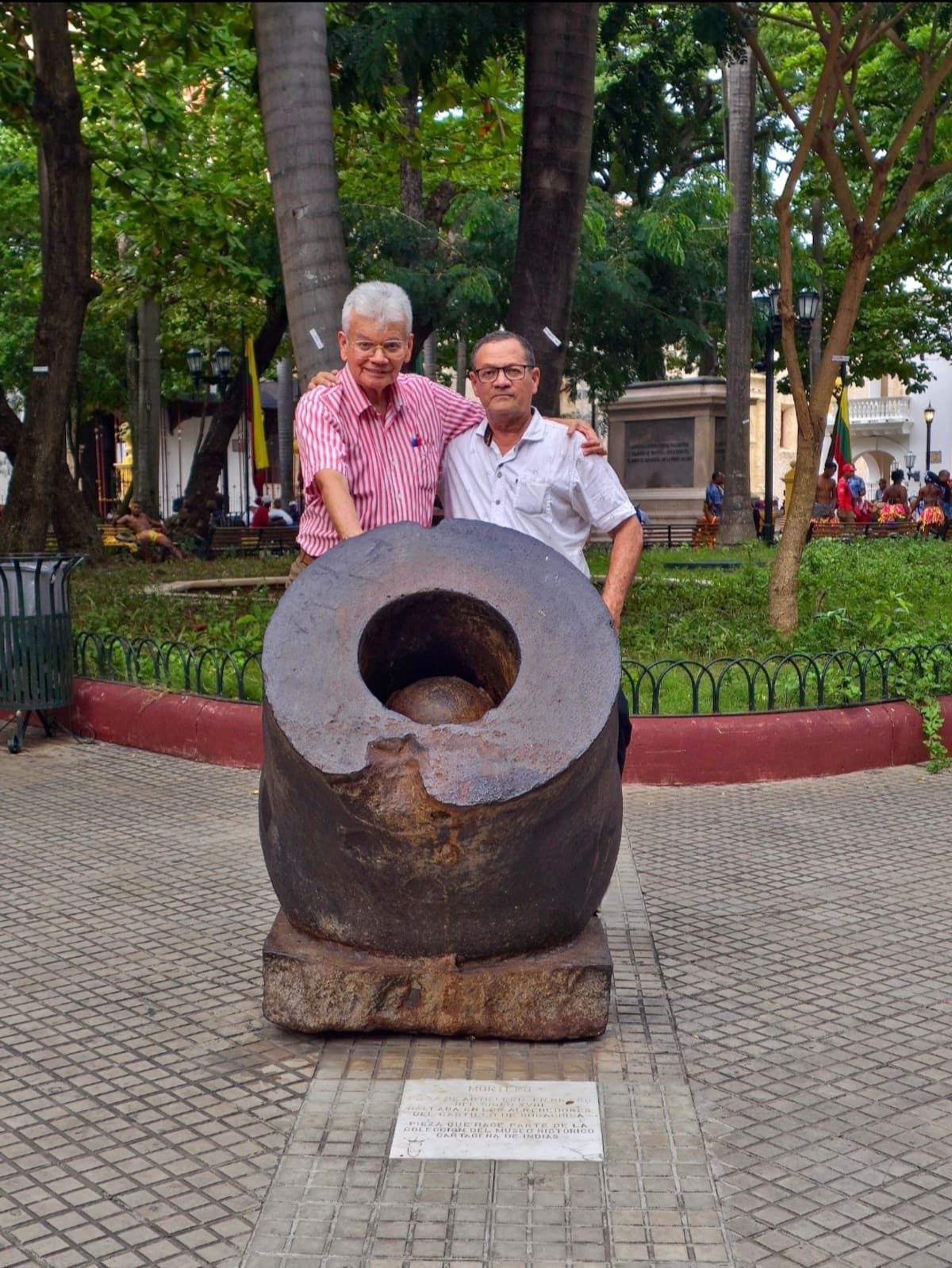 Josué Guillermo Vargas y Juan Manuel Torres, investigadores cartageneros. //Foto: Cortesía.