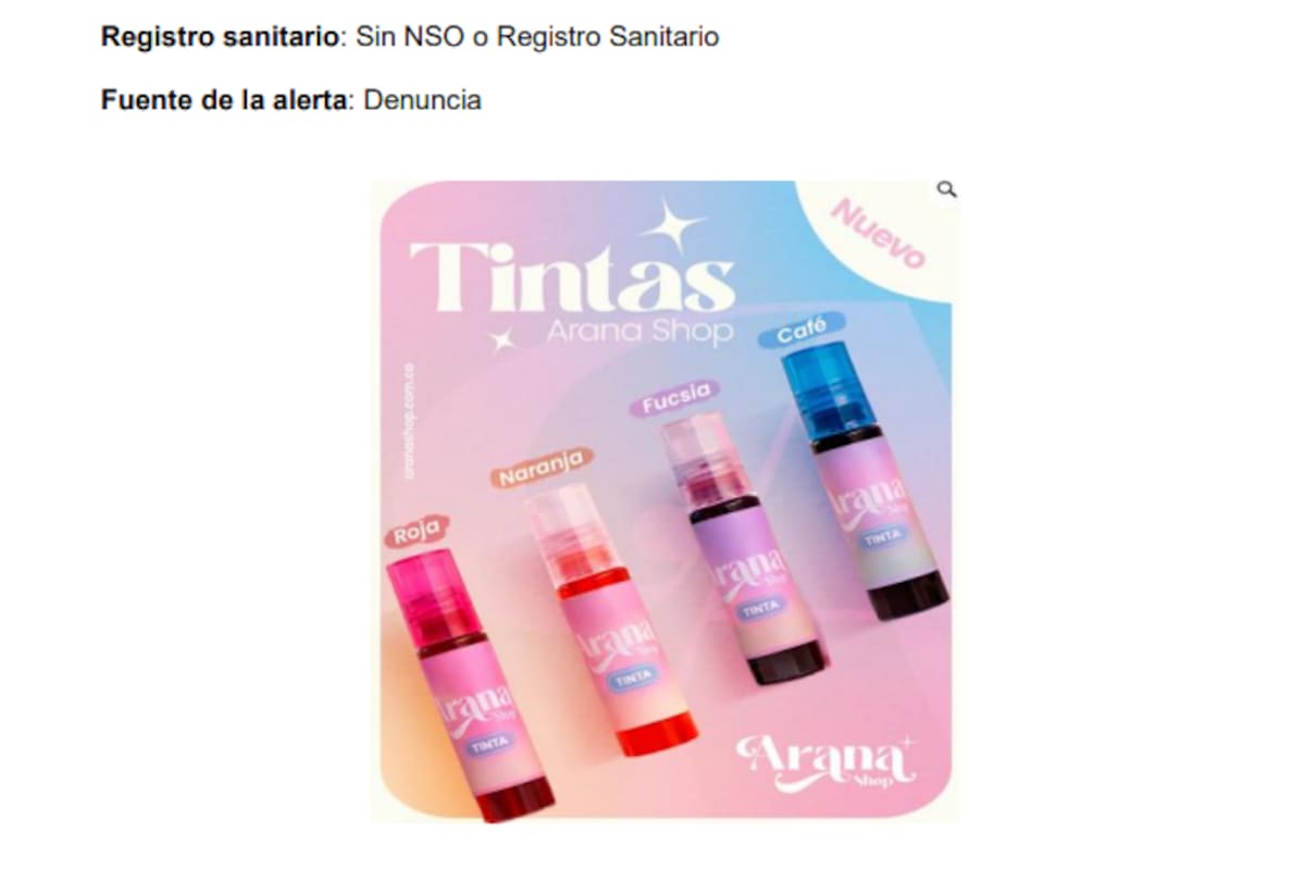 Invima advierte sobre tinta de creador de contenido cartagenero, comercializada en redes