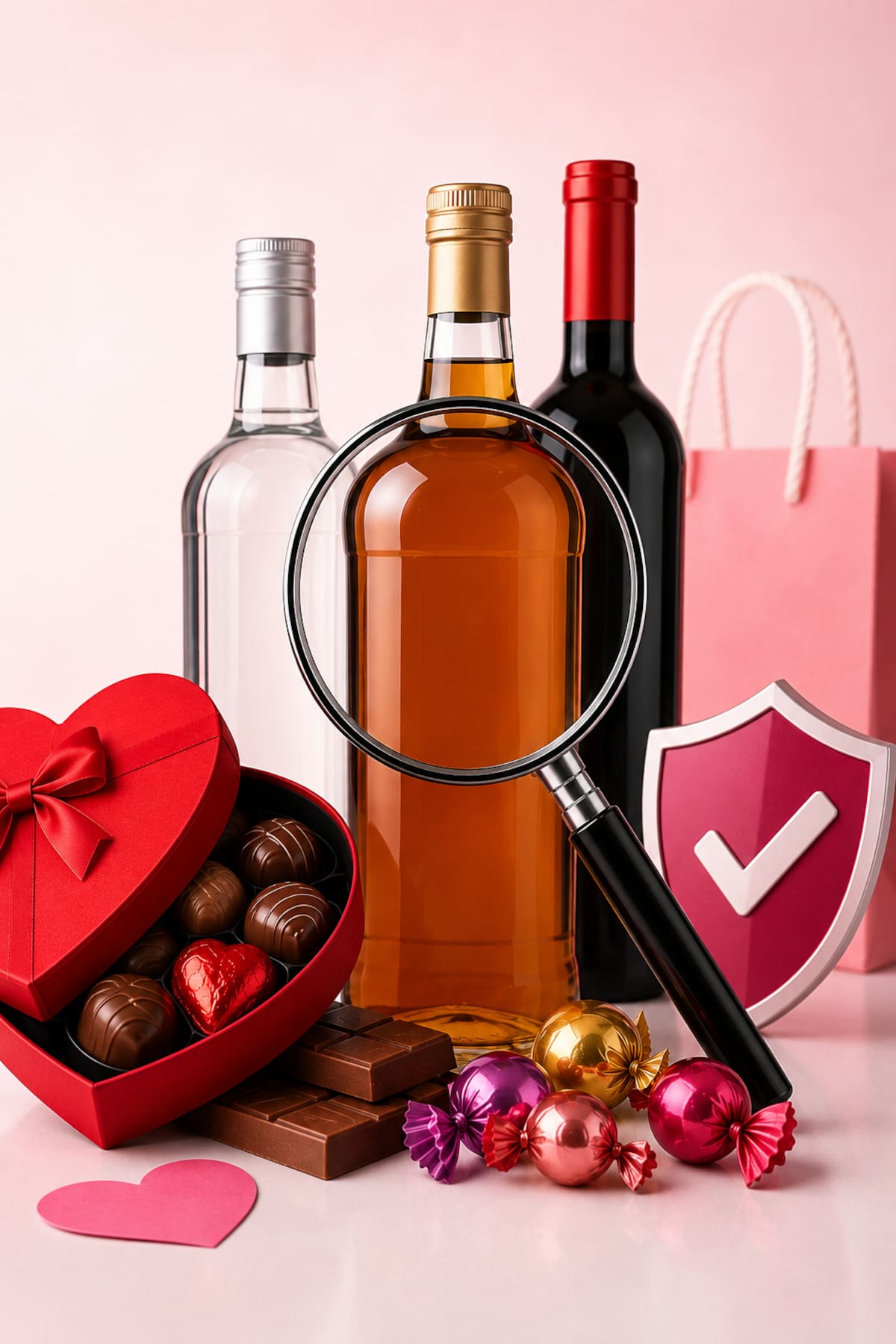 Invima pide precaución con alimentos y bebidas en Amor y Amistad. // Foto: ilustración creada con inteligencia artificial (ChatGPT).