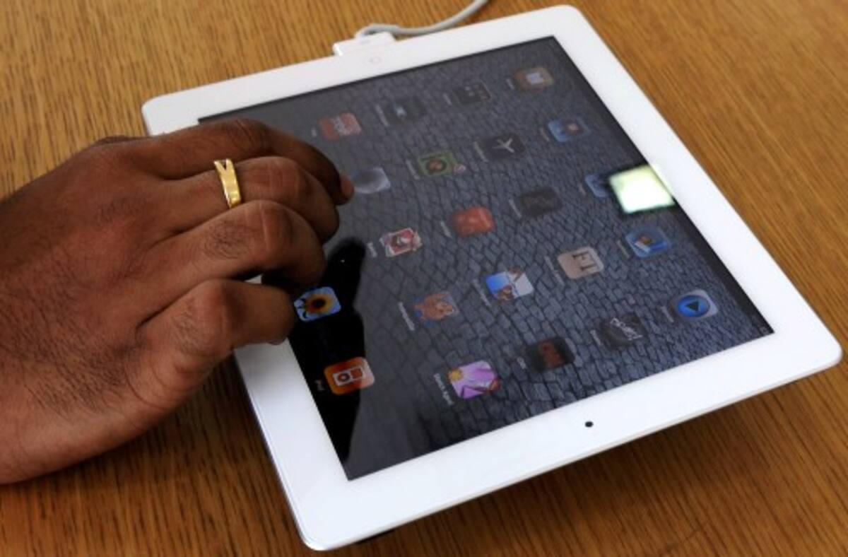 ipad 2 AFP INDRANIL MUKHERJEE