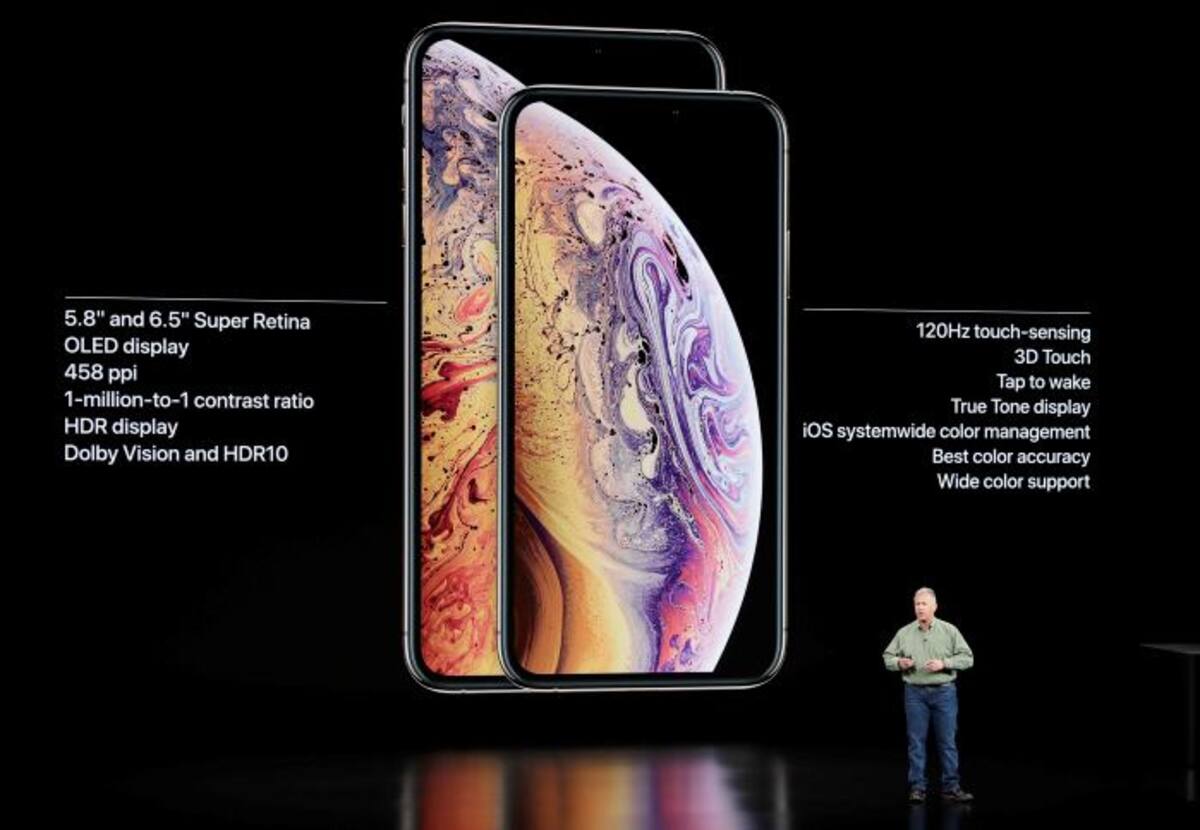 Phil Schiller, vicepresidente senior de marketing mundial de Apple, habla sobre el iPhone XS de Apple y el XS Max de Apple. AP Marcio Jose Sanchez