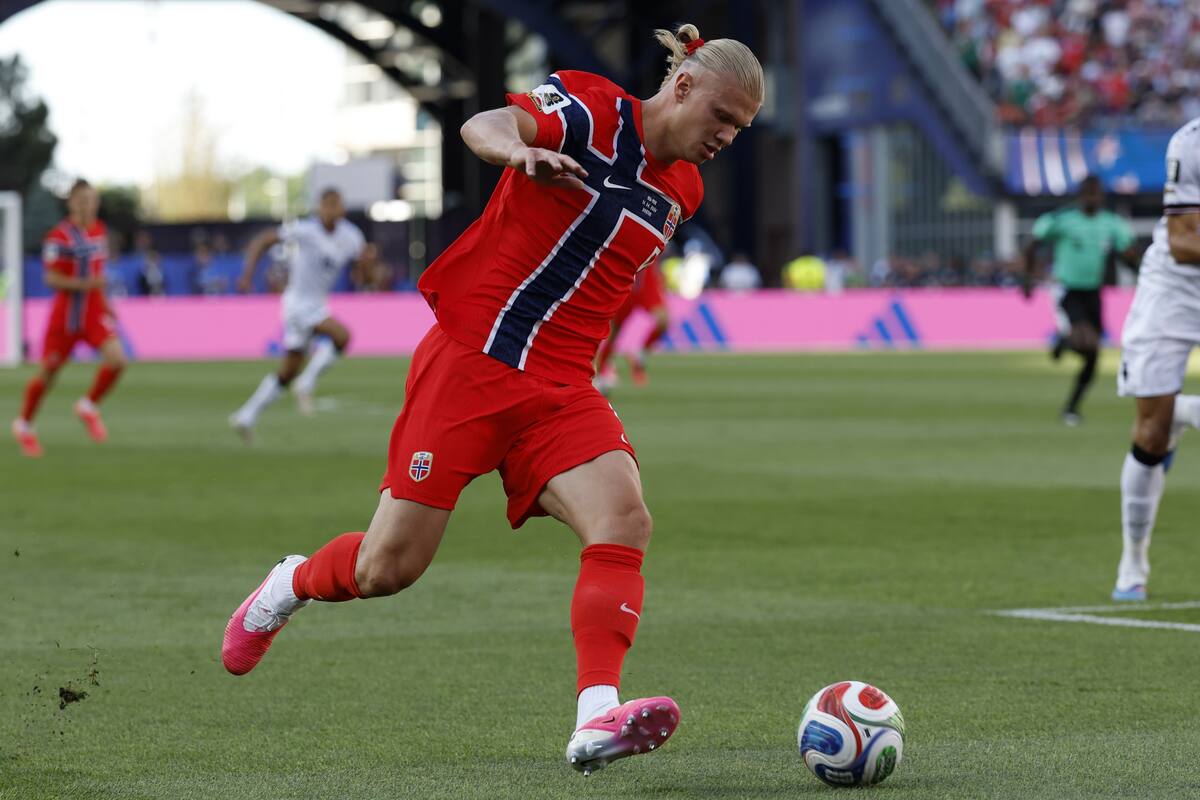 El noruego Erling Haaland fue la figura del partido ante Irak en el debut por el Mundial 2026. //Foto, EFE: GREG M. COOPER