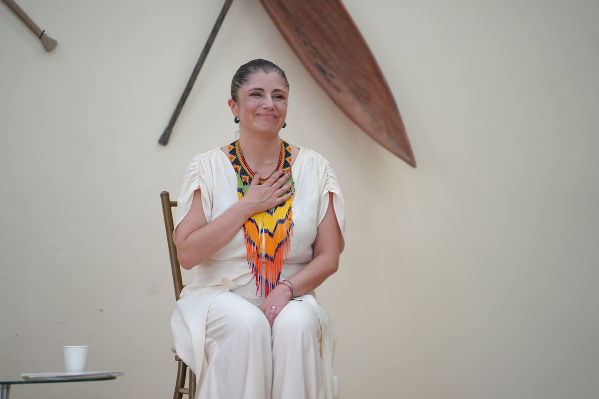 La nueva defensora del Pueblo, Iris Marín, se posesionó oficialmente en el cargo. Será la primera mujer que llega a este importante cargo. // Cortesía - Presidencia.