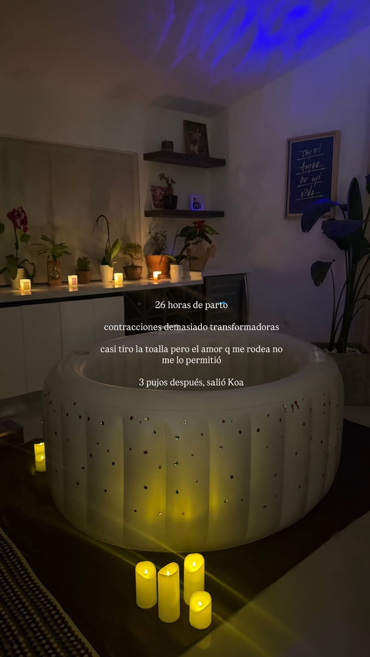 Isabella Ladera cuenta detalles de su parto. //Foto: IG @isabella.ladera.