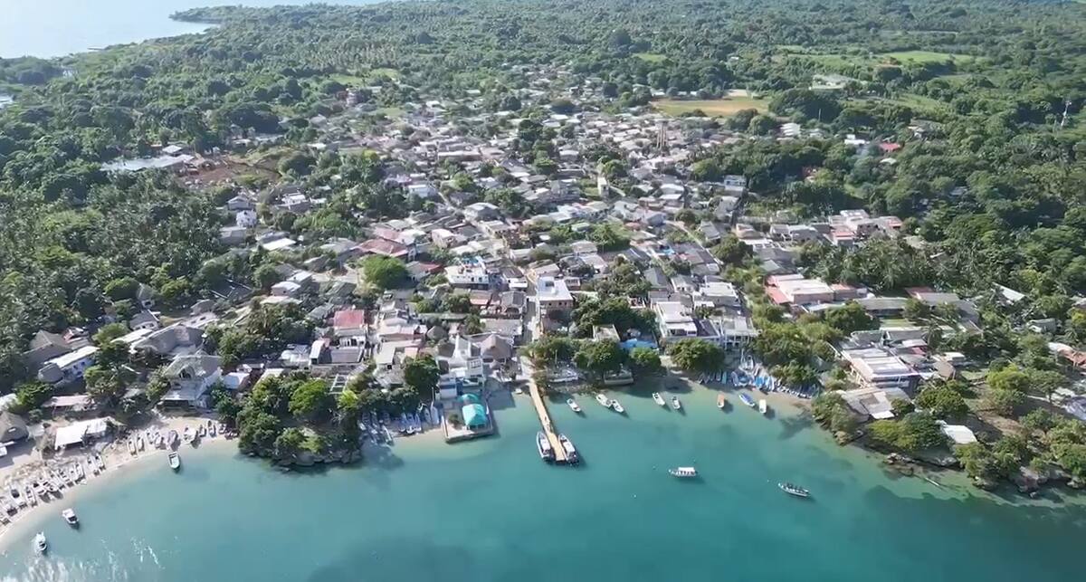 Panorámica de Isla Fuerte, en la zona insular de Cartagena. // Cortesía