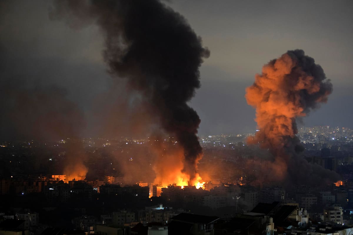 Bombardeos de Israel sobre Beirut, Líbano. //EFE