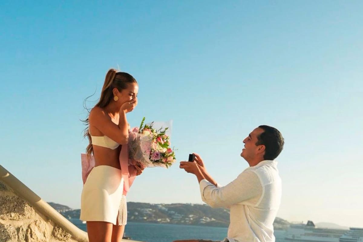 ¡Por fin! La influencer colombiana Issa Vásquez se comprometió en Grecia