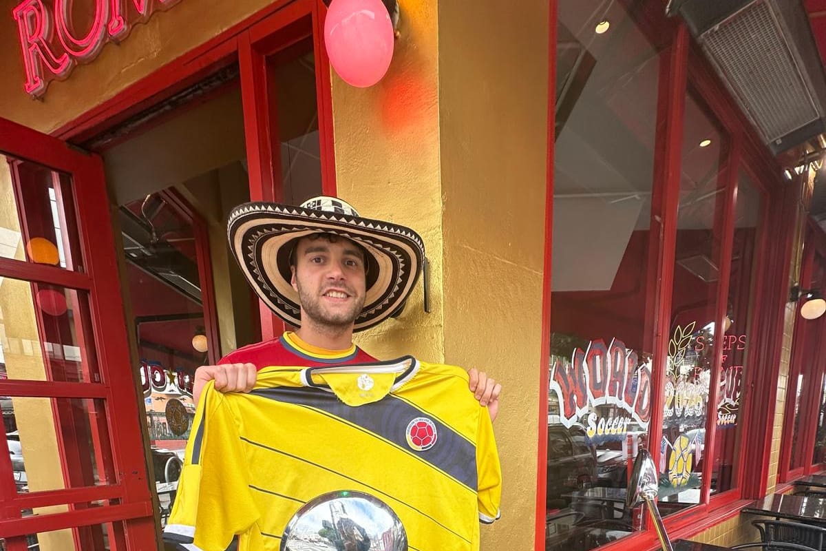Italia no clasificó al Mundial, pero un napolitano encontró su bandera en Colombia