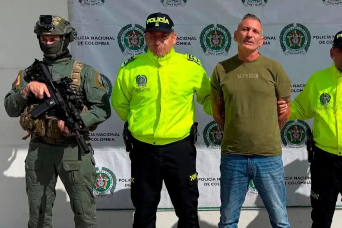 Cayó en Colombia un italiano acusado de coordinar rutas del narcotráfico en Europa