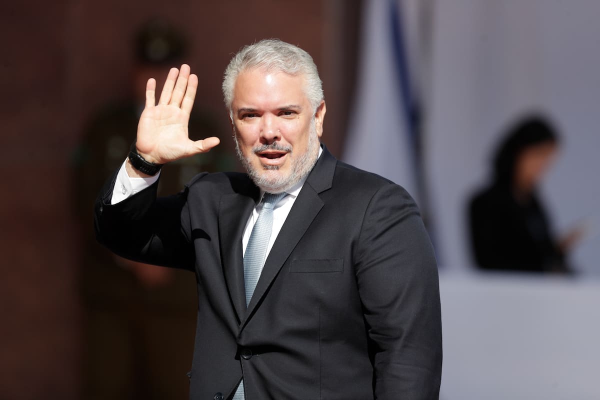 El expresidente de Colombia, Iván Duque. // EFE - Ailen Diaz.