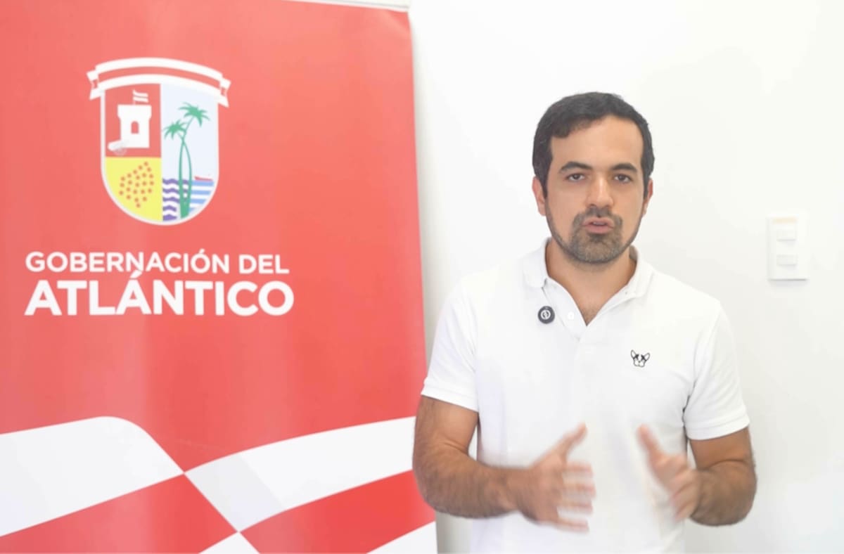 Iván Urquijo, director de Indeportes Atlántico, dando a conocer pormenores de la final del torneo Golea que arranca este fin de semana.//Cortesía Indeportes Atlántico.