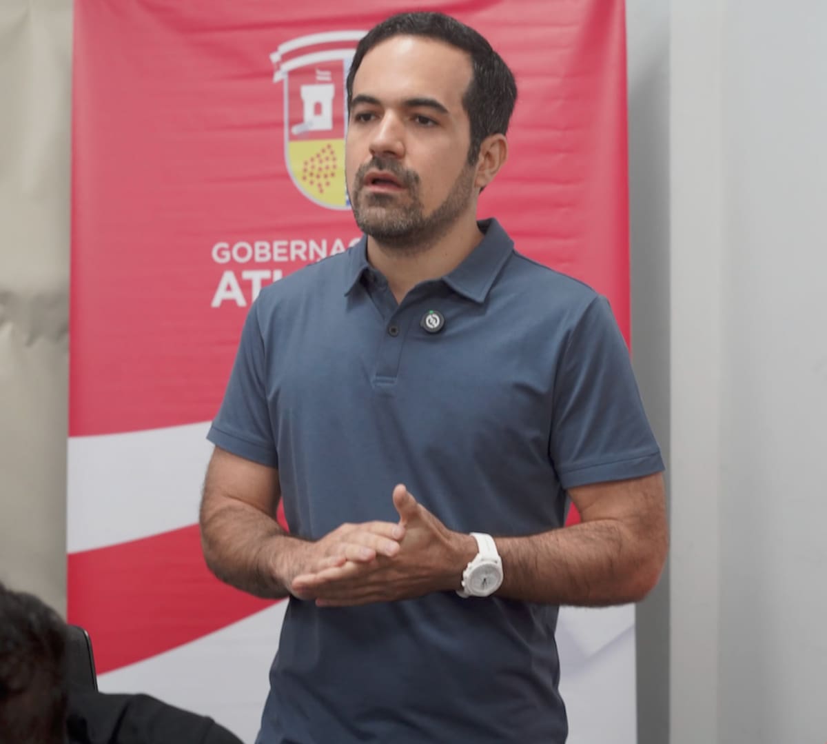 Iván Urquijo Osorio, director de Indeportes Atlántico.//Cortesía Gobernación del Atlántico.