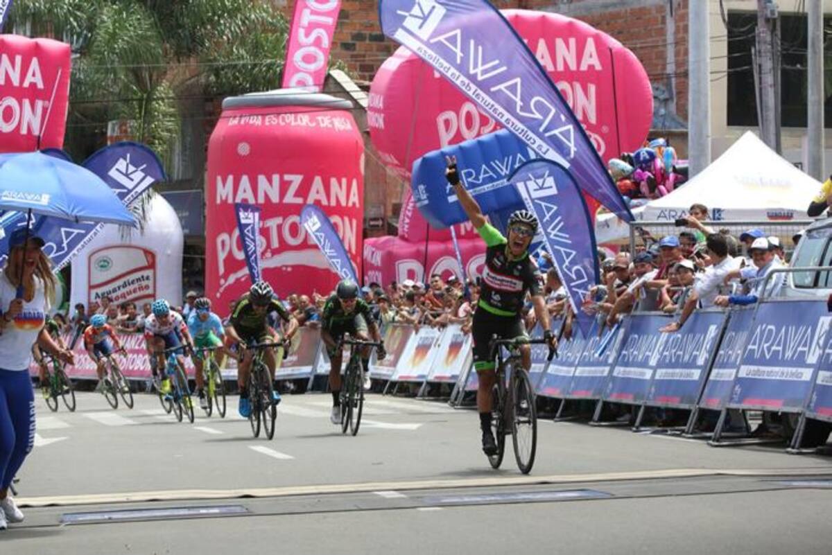 Ganador de la etapa, Jaime Castañeda Cortesía