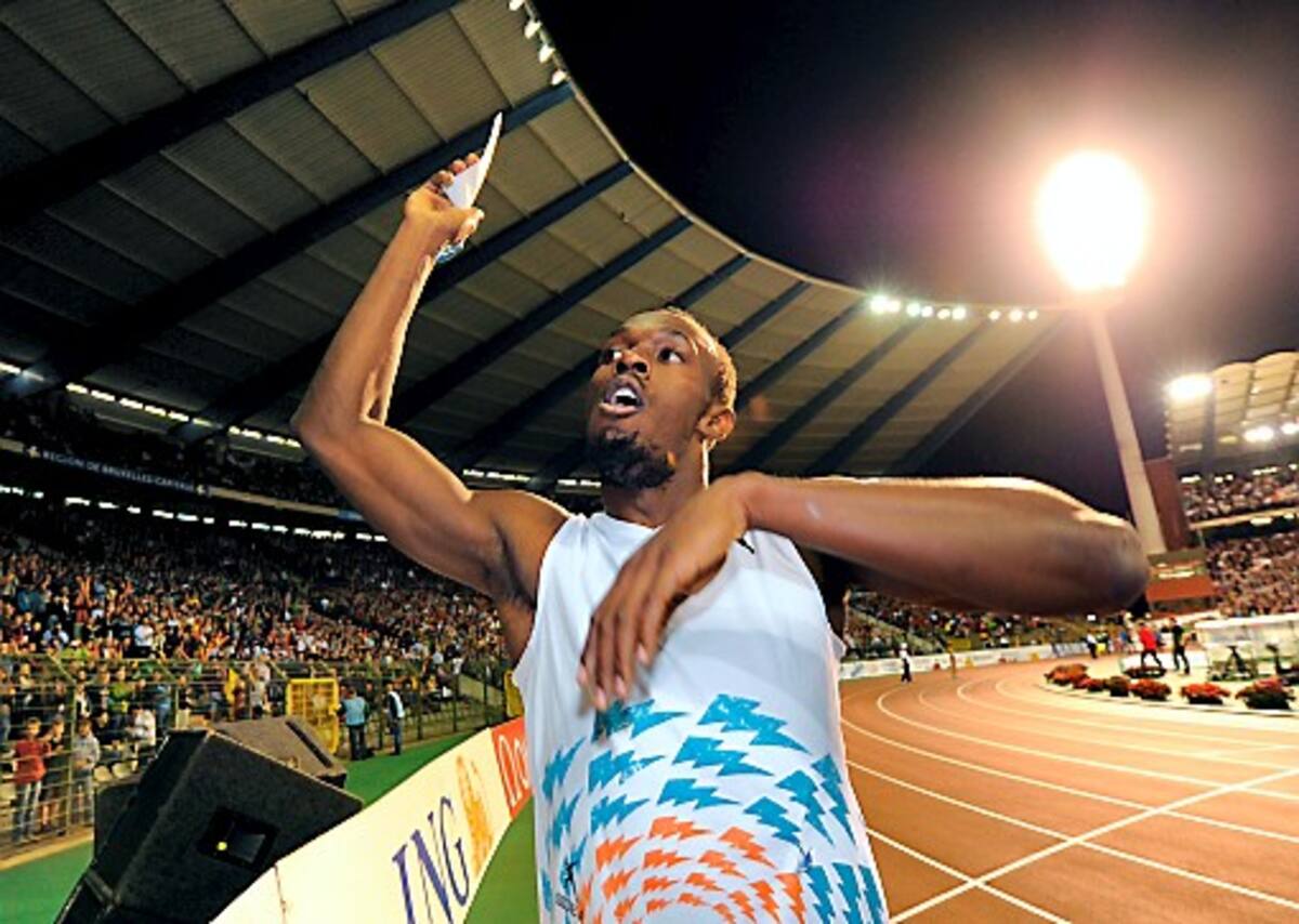 Usain Bolt logró la mejor marca anual en los 100 metros. AFP