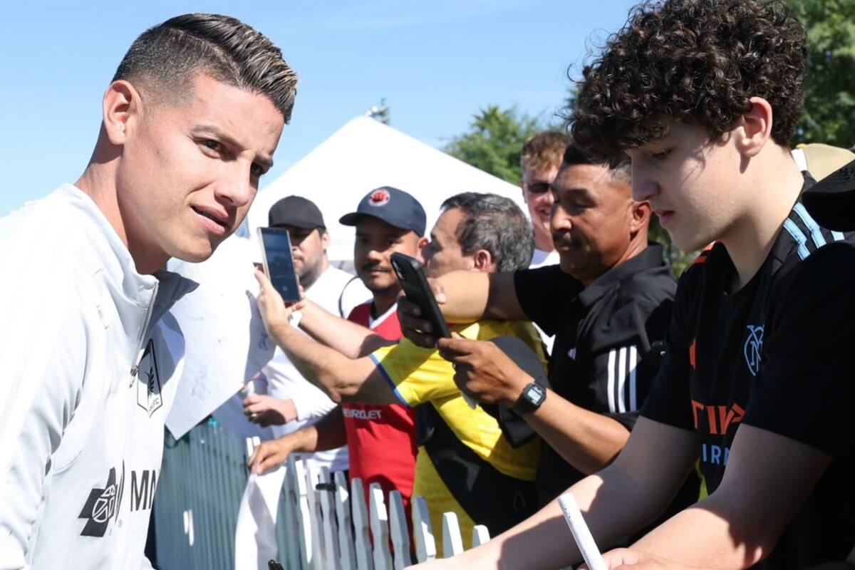 James Rodríguez inició entrenamientos con Minnesota y respondió a críticos