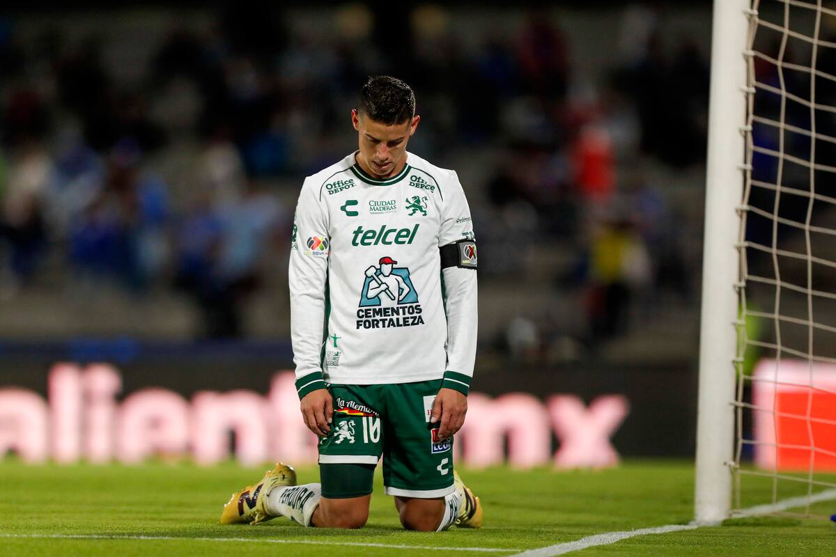El futuro de James Rodríguez en León es duda luego de la eliminación. //EFE