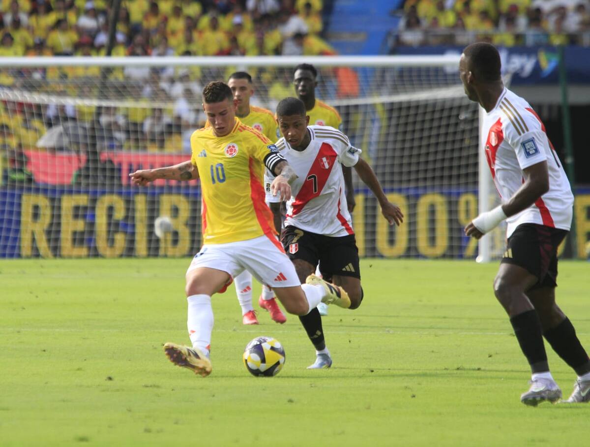 La Selección Colombia sigue con un rendimiento preocupante en las Eliminatorias rumbo al Mundial 2026. //Foto: Julio Castaño Beltrán - El Universal