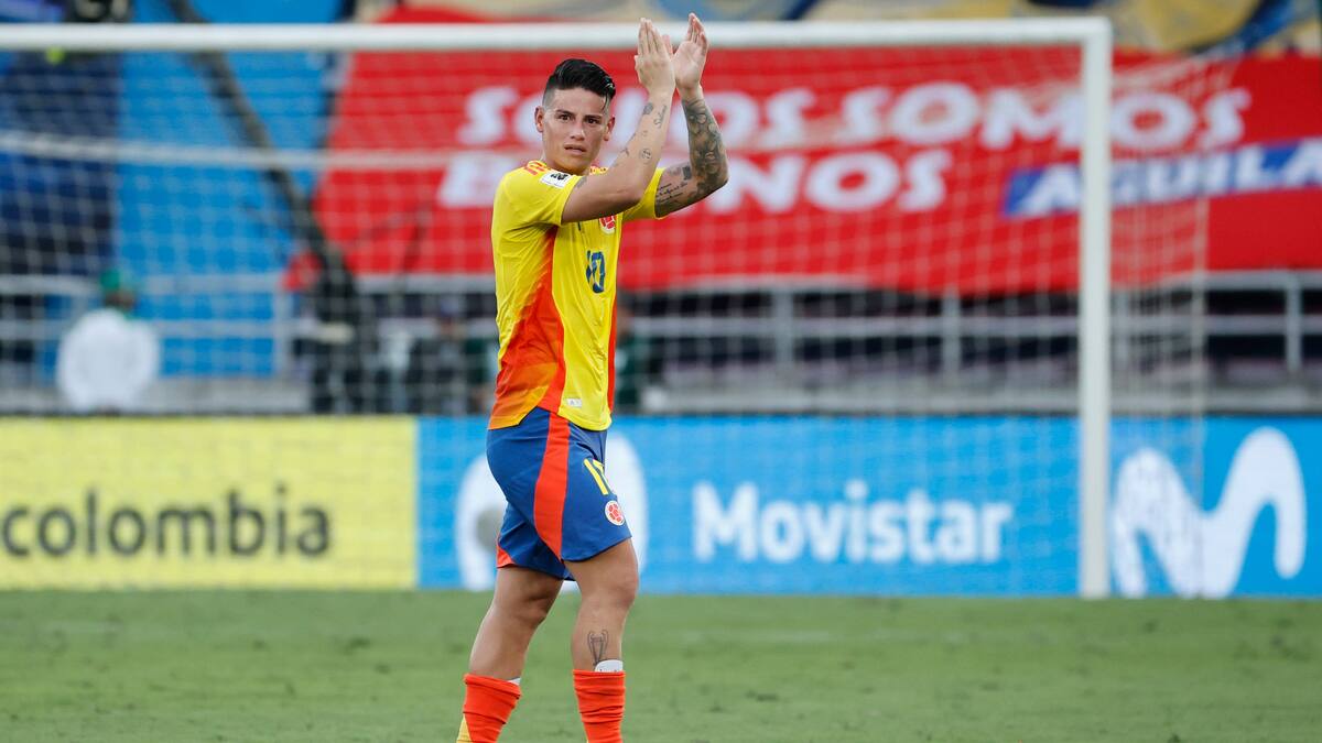 James Rodríguez podría ser titular ante Bolivia por eliminatorias. //EFE