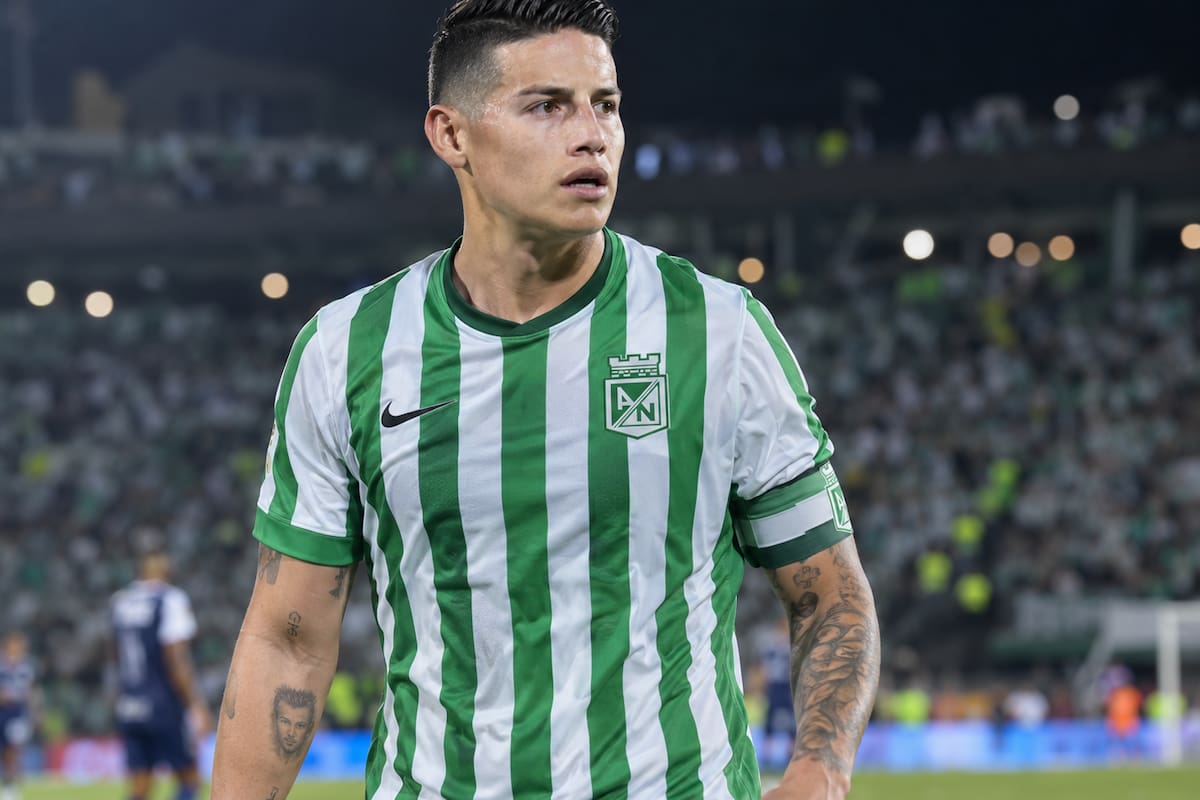 James debutó en el Atanasio en el empate entre Nacional y Millonarios