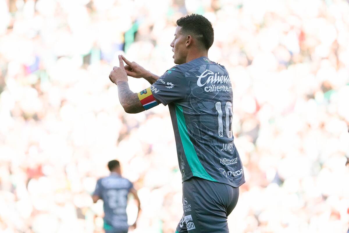 Club León, con James Rodríguez, perdió el invicto en México