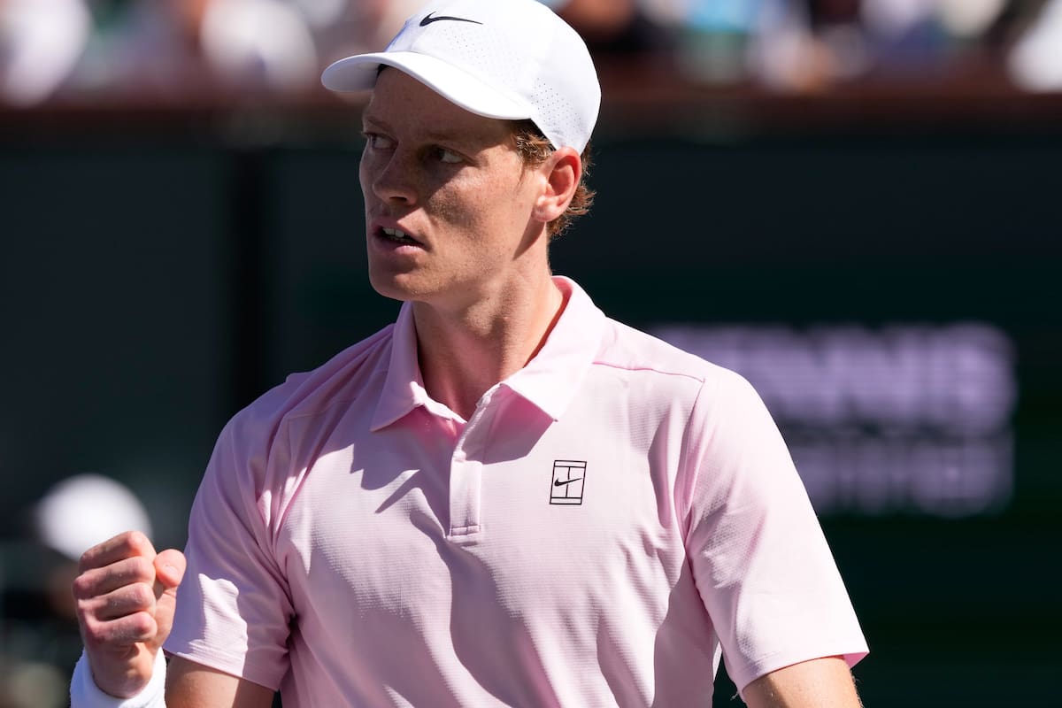 Jannik Sinner se consagró campeón del Indian Wells 2026. //Foto, AP: Mark J. Terrill