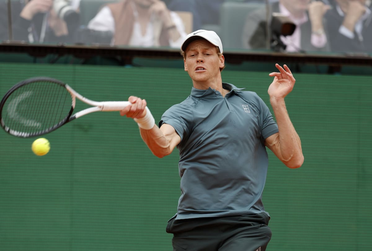 Jannik Sinner aspira a quedarse con el Masters 1.000 de Madrid. //Foto, EFE: SEBASTIEN NOGIER