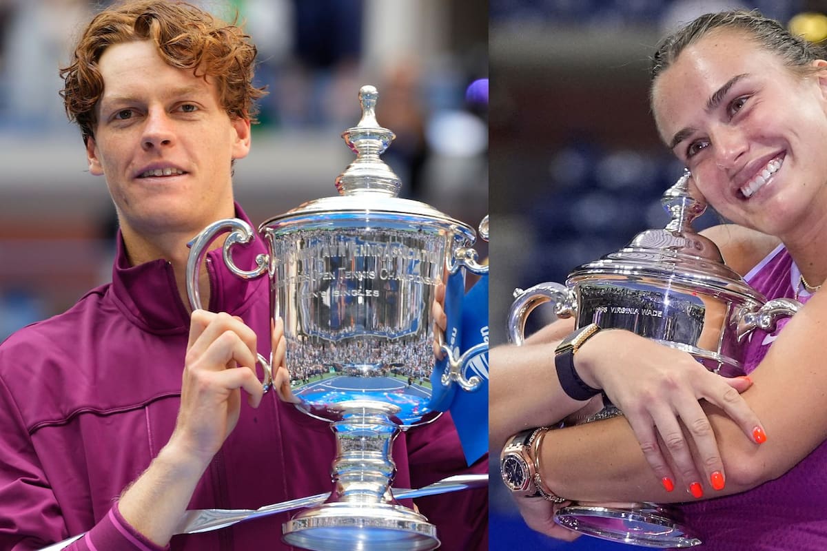 Us Open: así quedó el ranking ATP tras la victoria de Sinner y Sabalenka