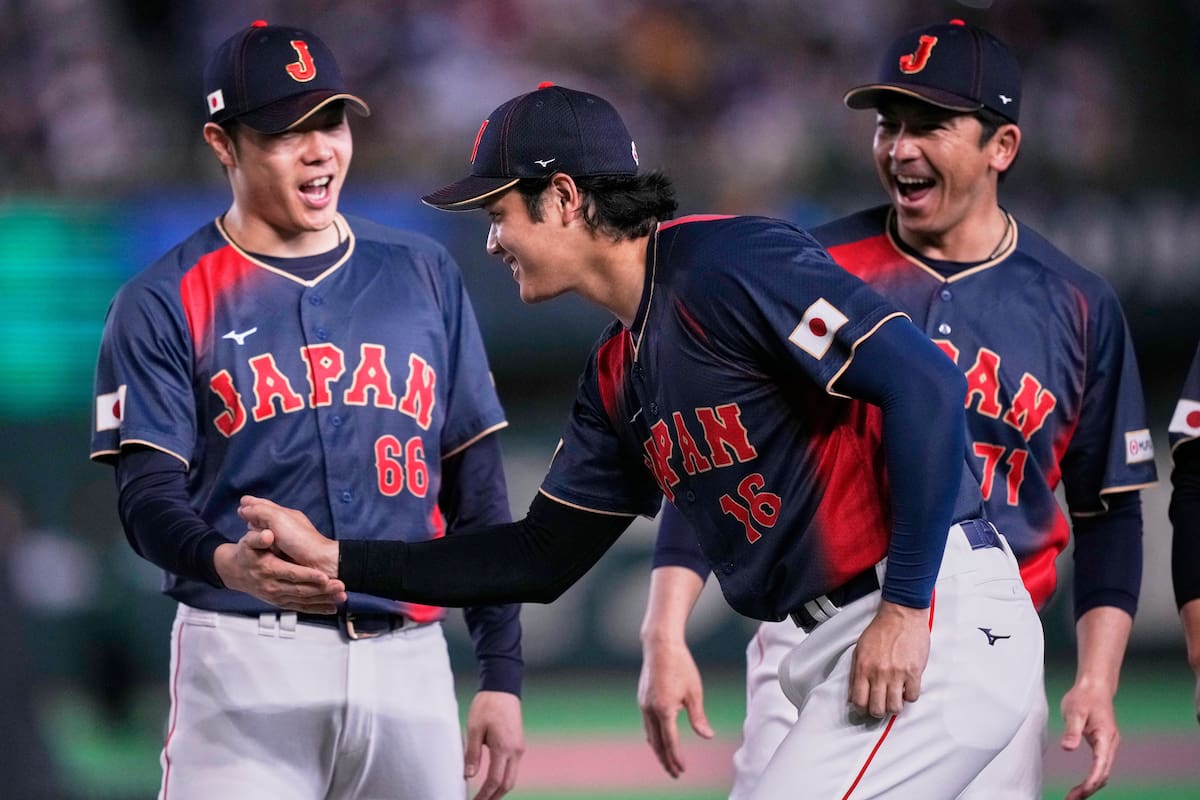 De la mano de Shohei Ohtani, Japón logró un imponente triunfo sobre Taiwán en el Clásico Mundial de Béisbol. //Foto, AP: Louise Delmotte