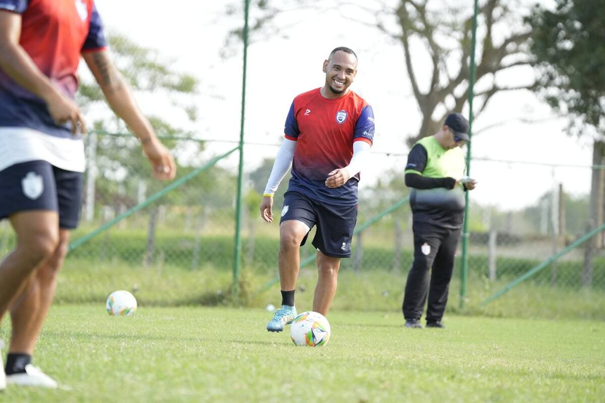 Jarlan Barrera quiere ser feliz con el Real Cartagena. //CORTESÍA