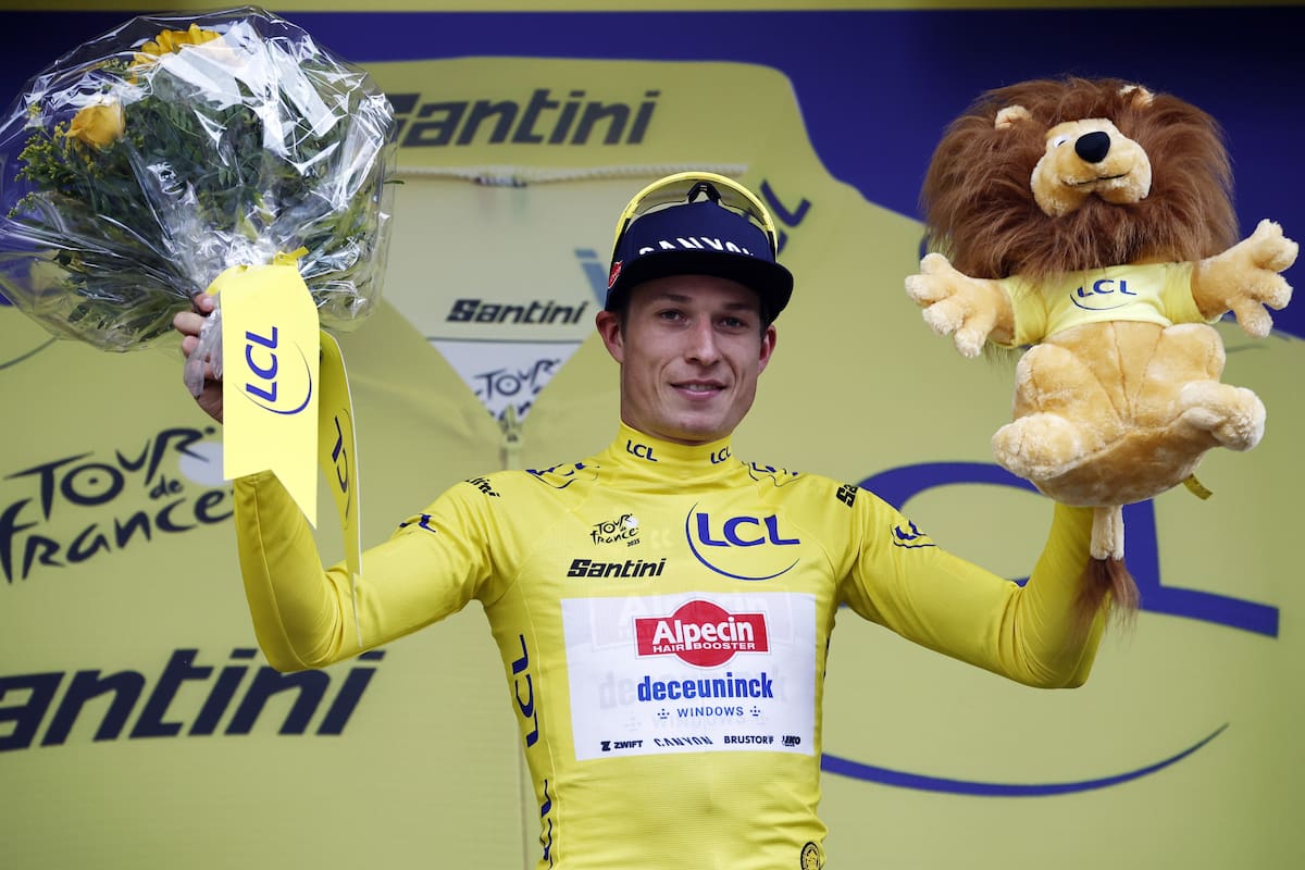 Jasper Philipsen ganó la etapa 1 del Tour de Francia 2025. // EFE/EPA/CHRISTOPHE PETIT TESSON