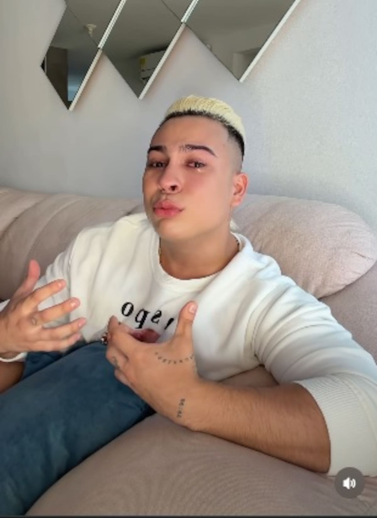 Javier Gómez reveló su batalla contra la ansiedad. //Foto captura de video.