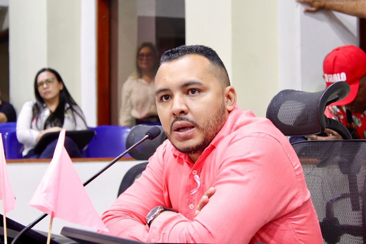 Javier Julio Bejarano, concejal de Cartagena por el Pacto Histórico.// Foto: cortesía.