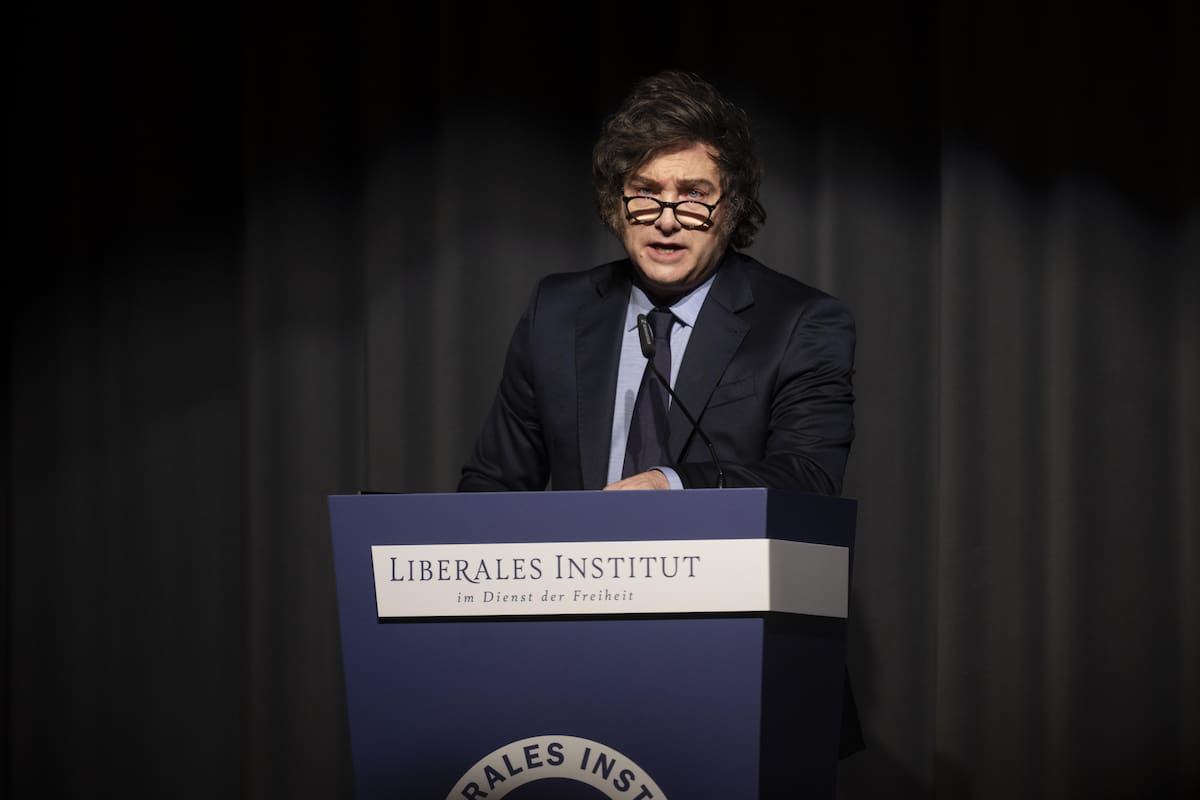 Fotografía del presidente de Argentina, Javier Milei. // Foto: EFE